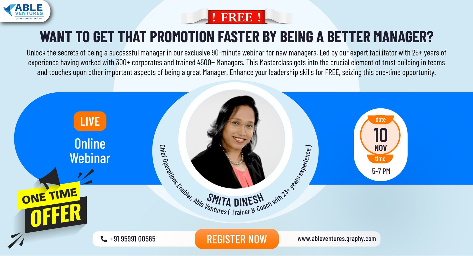 WEBNARS Webinar: Want to get that Promotion faster by being a better Manager?